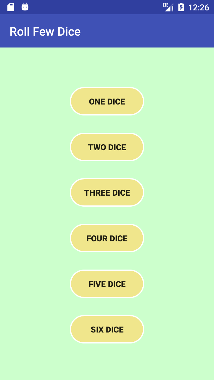 Dice Rolling App 1